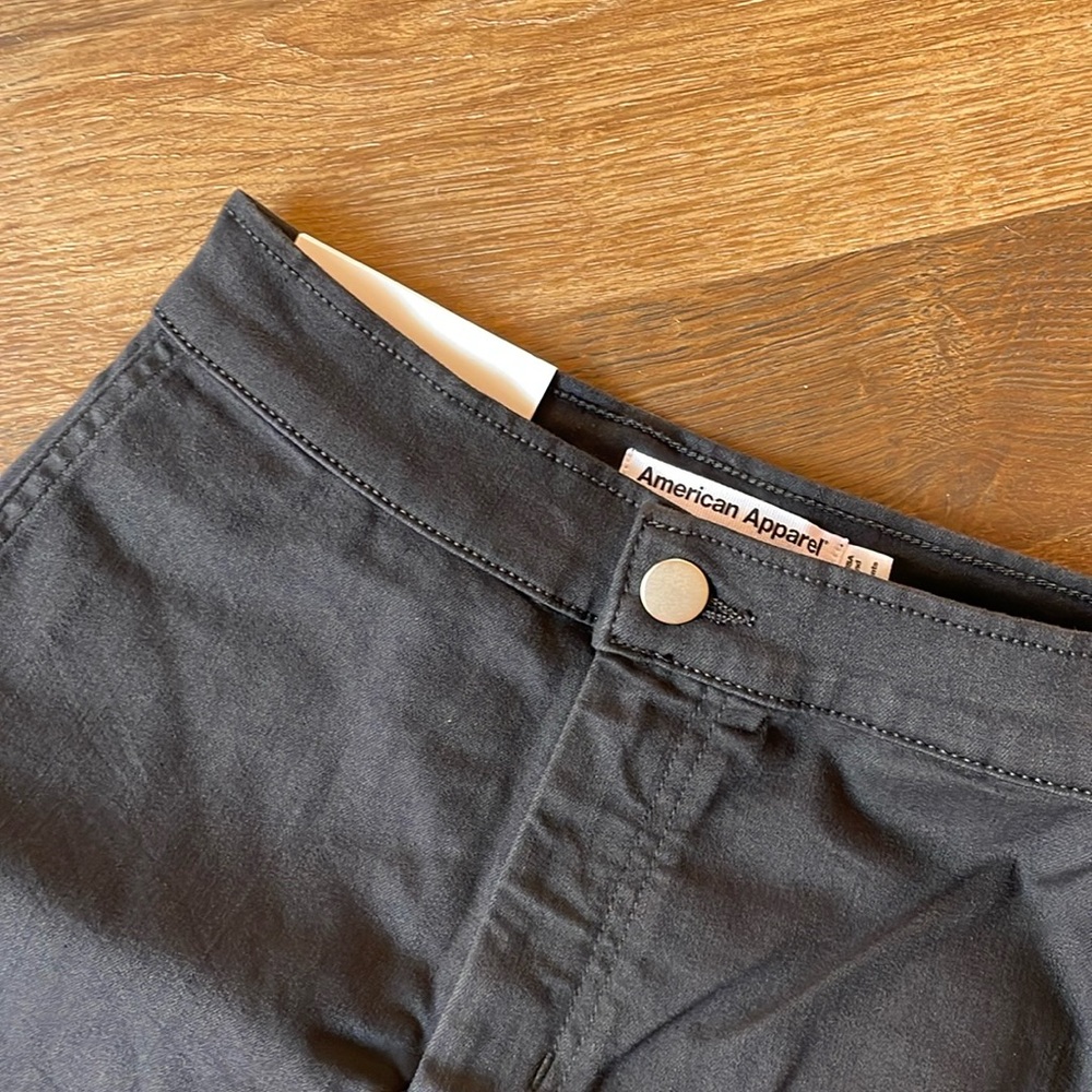 NEW American apparel easy jeans, denim black size small